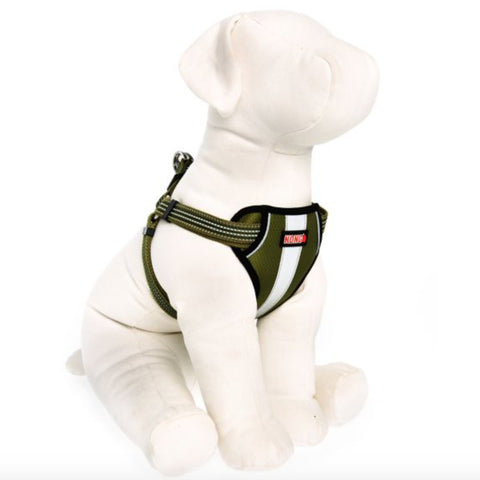 KONG Comfort Padded Reflective Chest Plate Dog Harness XL GREEN Discontinued!