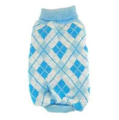 Baby Blue Argyle Sweater