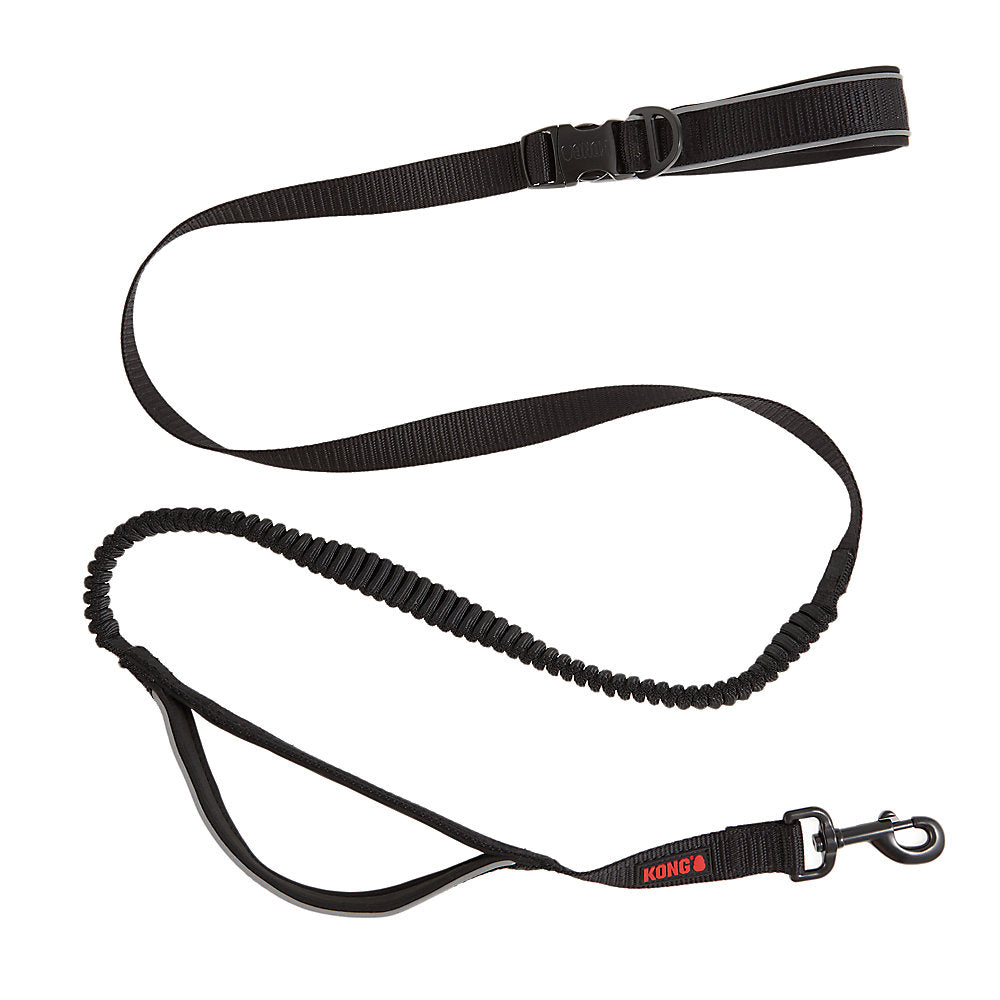 Kong Reflective Bungee Cord Hands Free Dog Leash, Dog Walking Belt